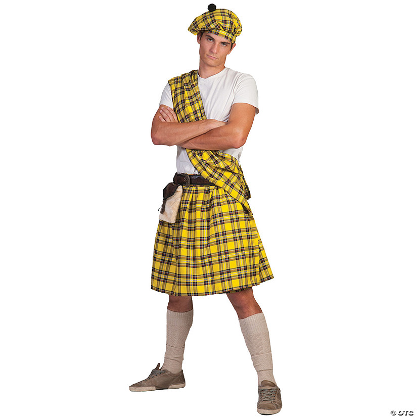 Men's Plaid Highlander Costume Image