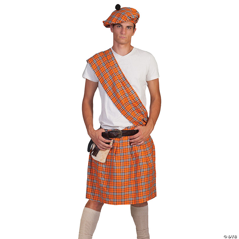 Men's Plaid Highlander Costume Image