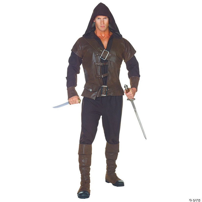 Men's Plus Size Assassin Costume - 2XL Image