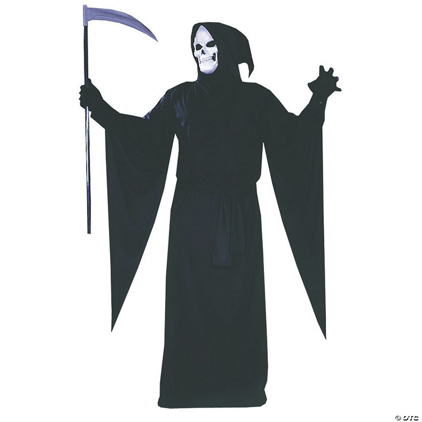 Men's Plus Size Grim Reaper Costume Image