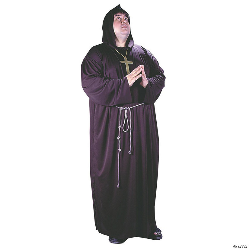 Men's Plus Size Monk Costume Image
