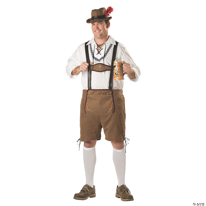Men's Plus Size Oktoberfest Guy Costume - 2XL Image