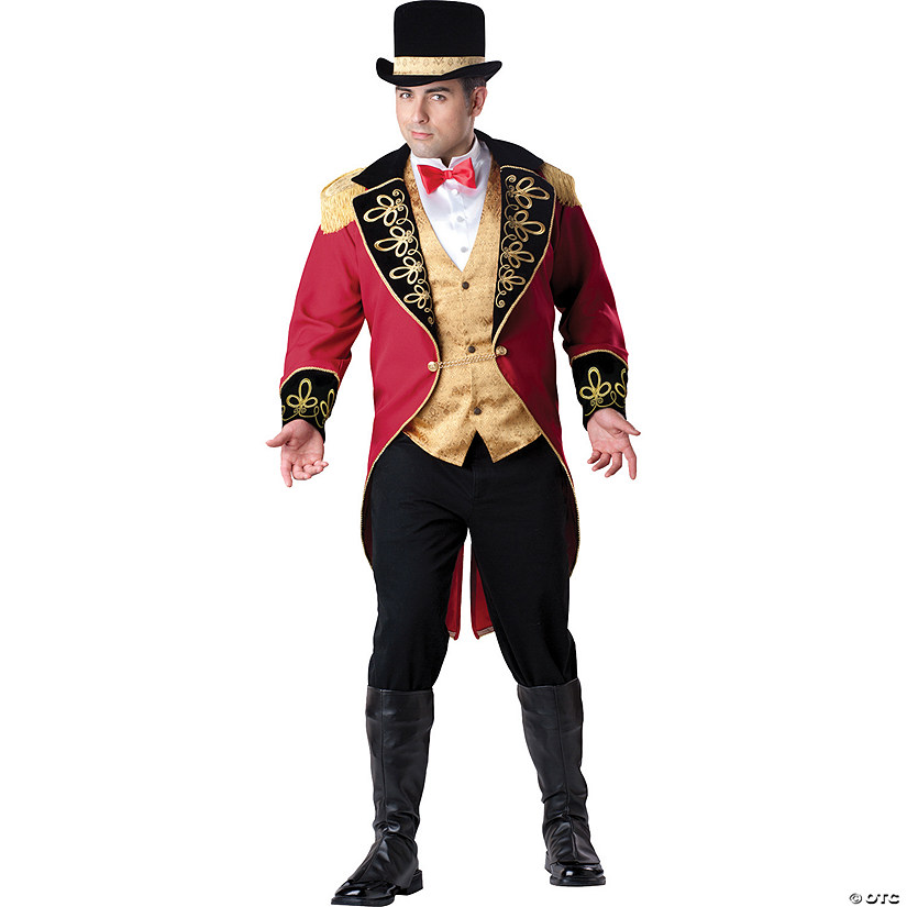 Men's Plus Size Ringmaster Costume Image