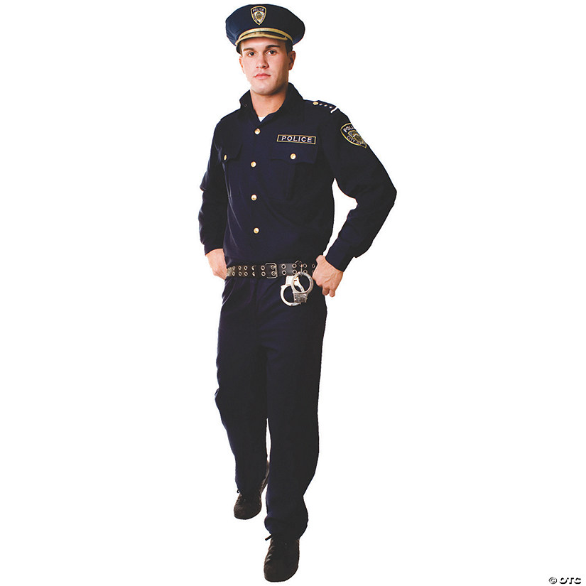 Men's Police Costume - Extra Large Image