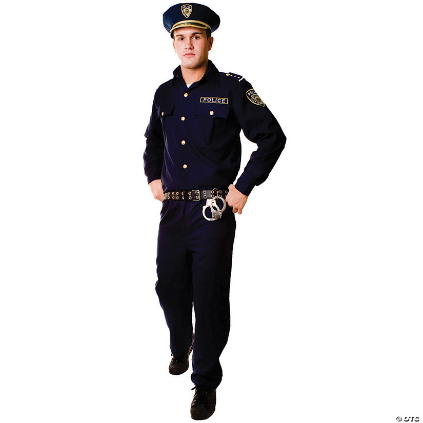 Men's Police Costume Image