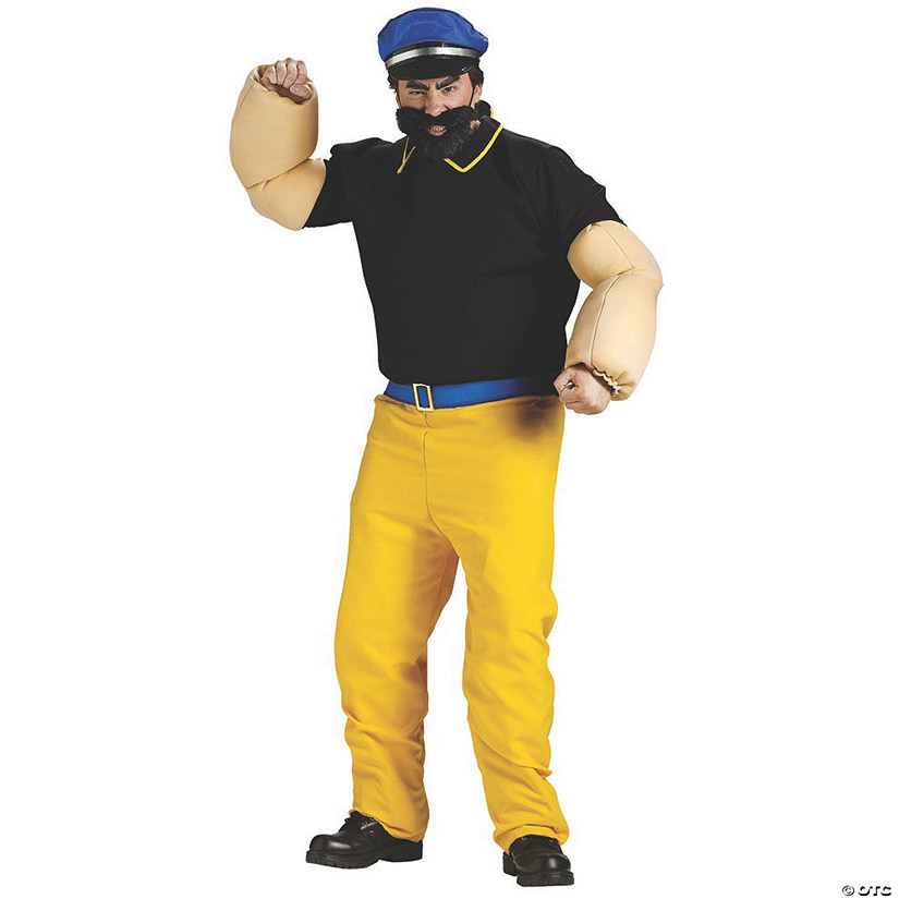 Men's Popeye the Sailor Brutus Costume - Standard Image