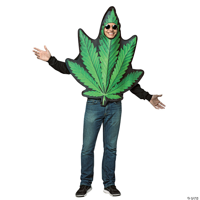 Men's Pot Leaf Costume Image