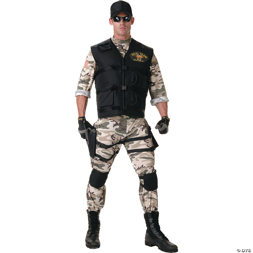 Men's Seal Team Costume Image