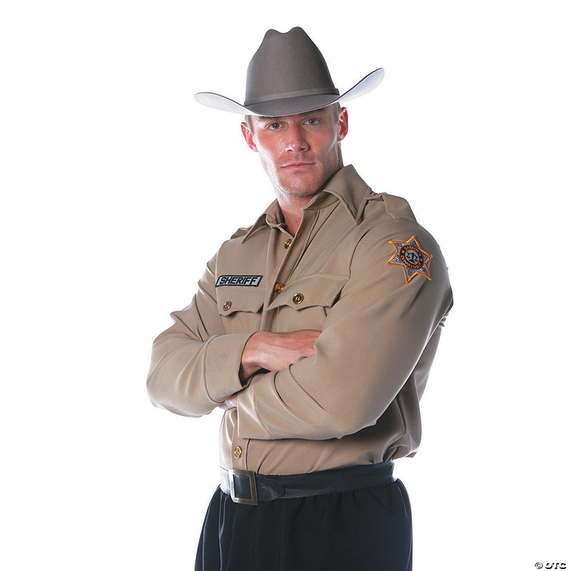 Men's Sheriff Shirt Costume Image