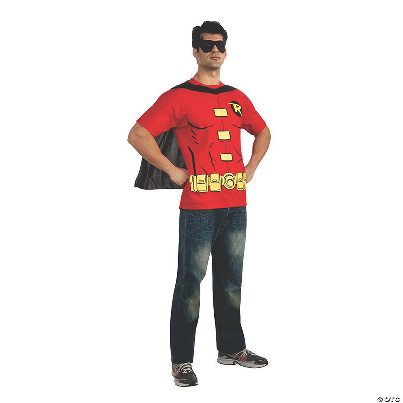 Men's Shirt Robin Costume - Large Image