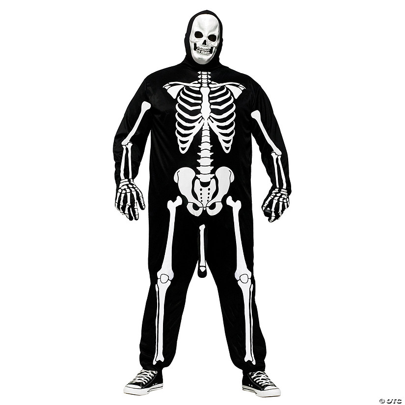 Men's Skeleboner Plus Size Costume Image