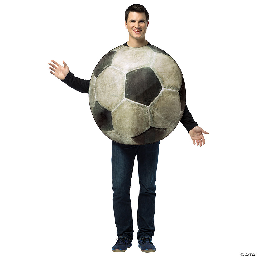 Men's Soccer Ball Costume Image