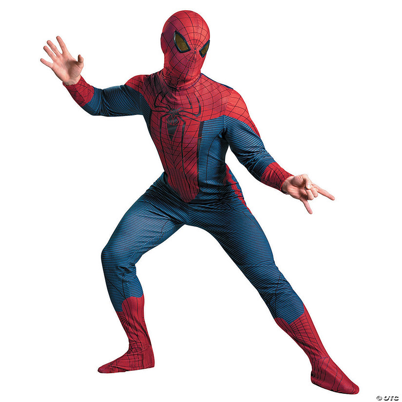 Men's Spider-Man Movie Deluxe Costume Image