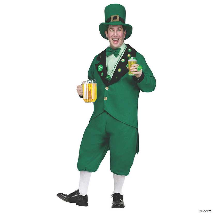 Men's St. Pat&#8217;s Leprechaun Costume Image