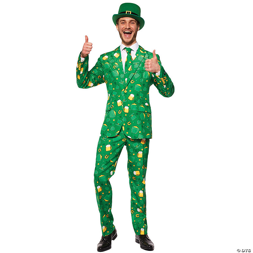 Men's St. Patrick's Day Icons Suit Image