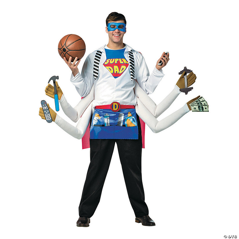 Men's Super Dad Costume Image