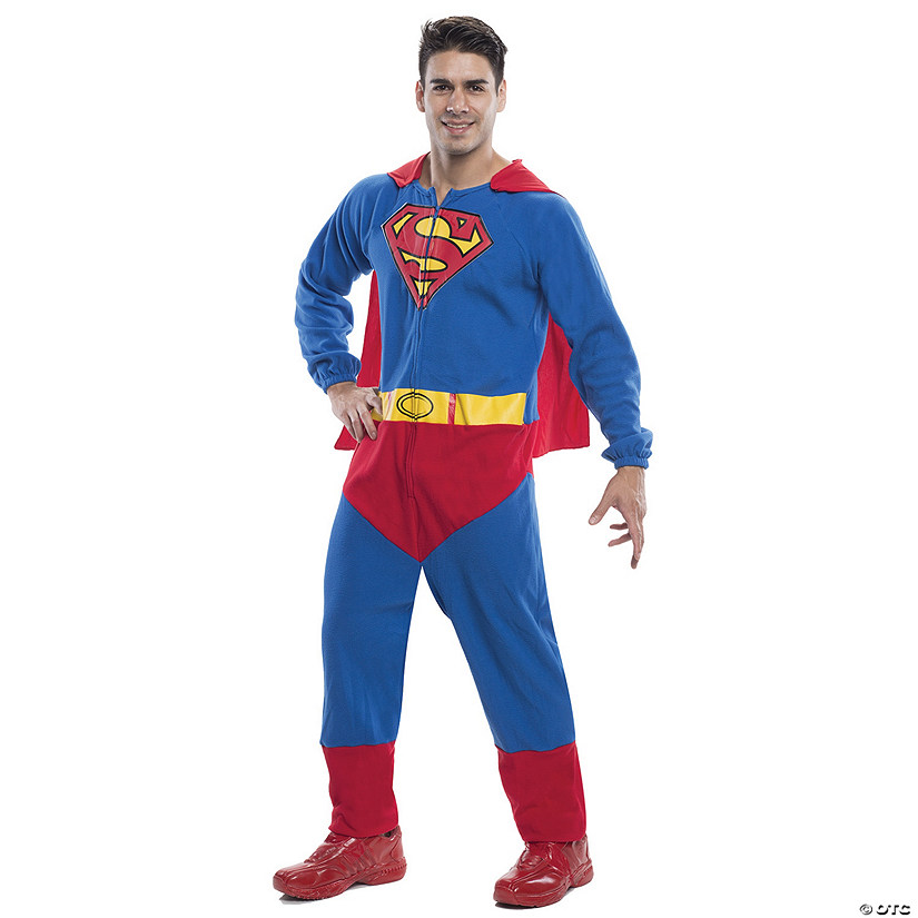 Men's Superman Onesie Costume Image