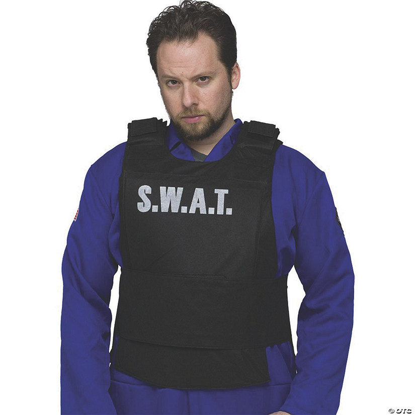 Men's SWAT Vest Costume Image
