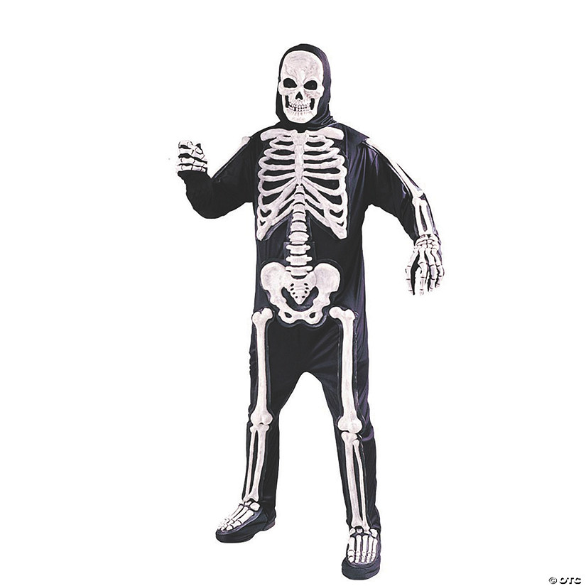 Men's Totally Skele-Bones Skeleton Costume Image