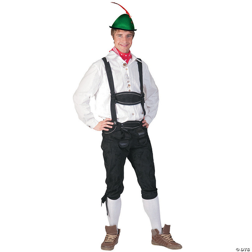 Men's Tyrolean Shirt Costume - Large Image