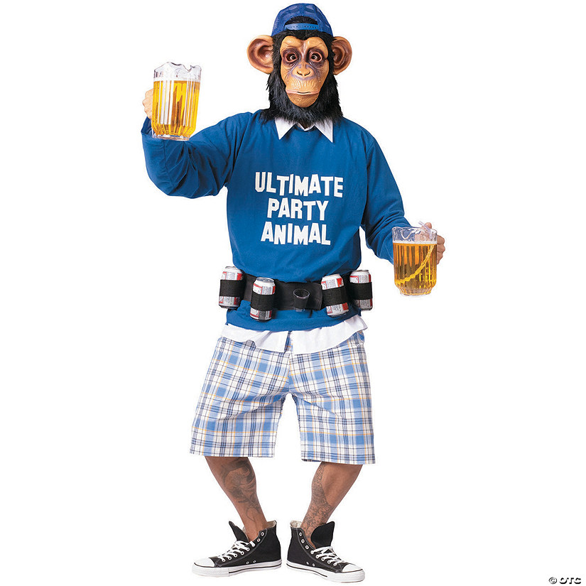 Men's Ultimate Party Animal Costume Image