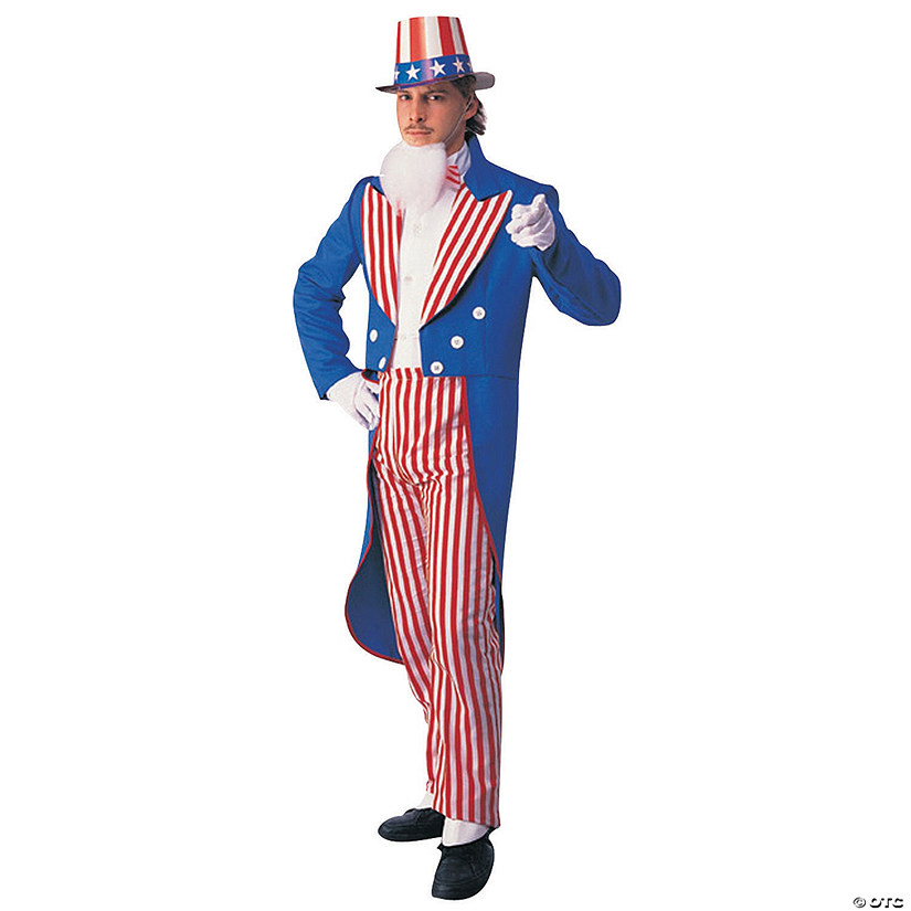 Men's Uncle Sam Costume - Small Image