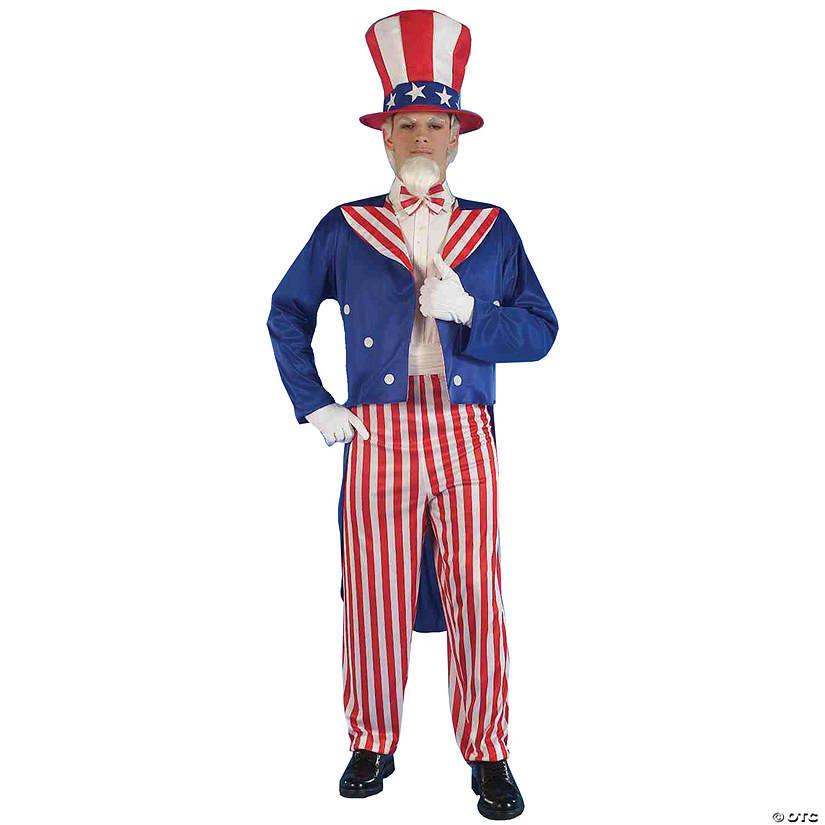 Men's Uncle Sam Costume Image