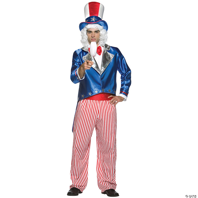 Men's Uncle Sam Costume Image