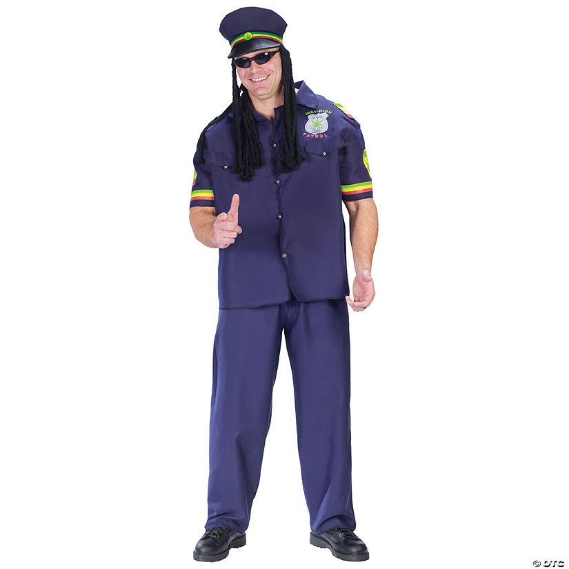 Men's Way High Patrolman Costume Image