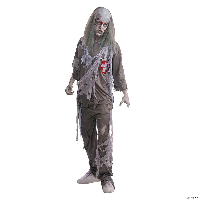 Men's Zombie Doctor Costume - Standard Image