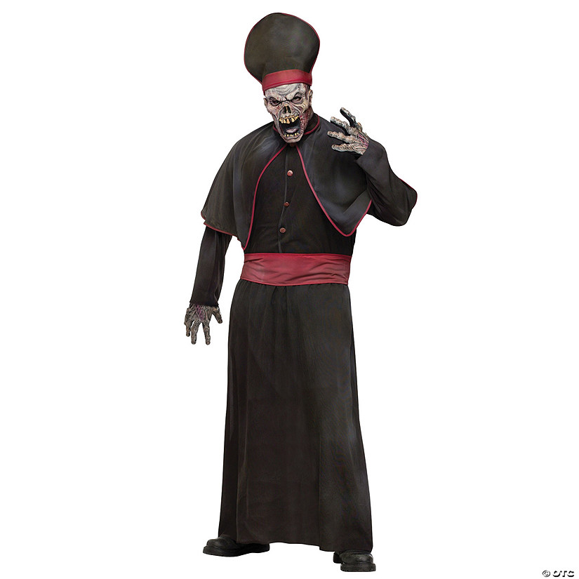 Men's Zombie Priest Costume Image