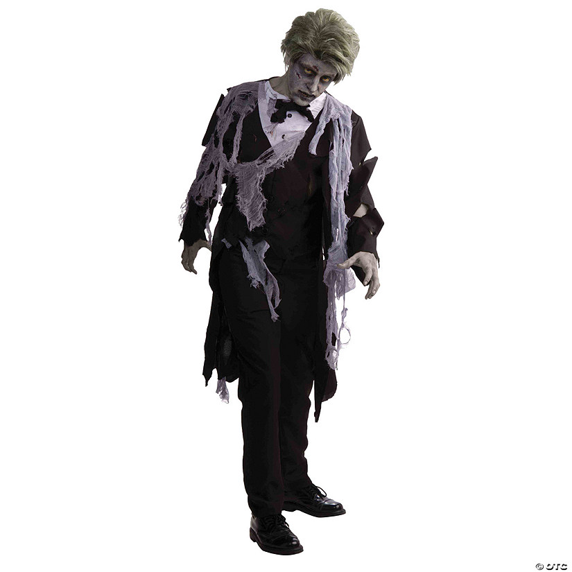 Men's Zombie Tuxedo Costume Image