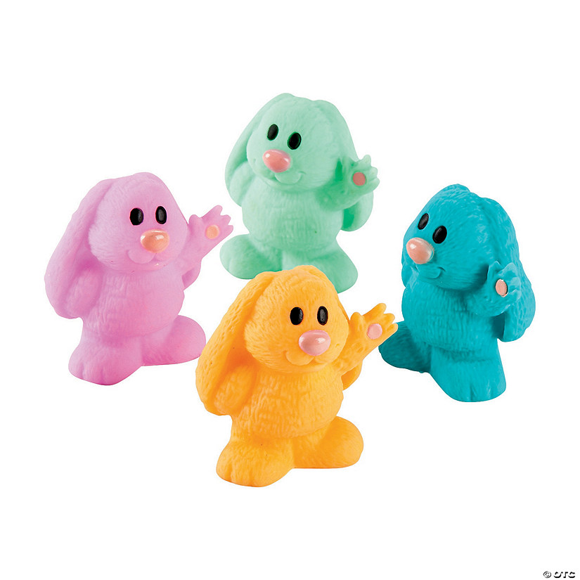 Mini Bright-Color Vinyl Long Ear Rabbits Image