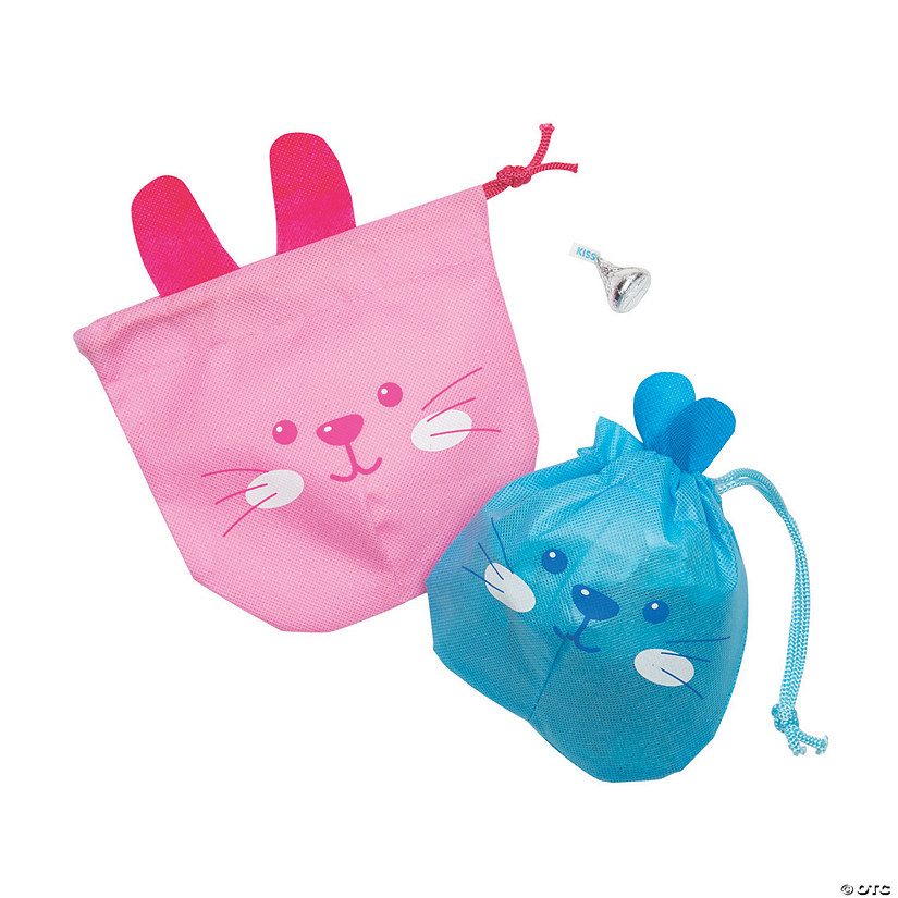 Mini Easter Drawstring Bags - 12 Pc. Image
