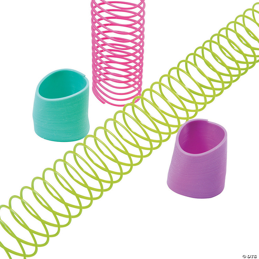 Mini Easter Egg-Shaped Magic Springs - 12 Pc. Image