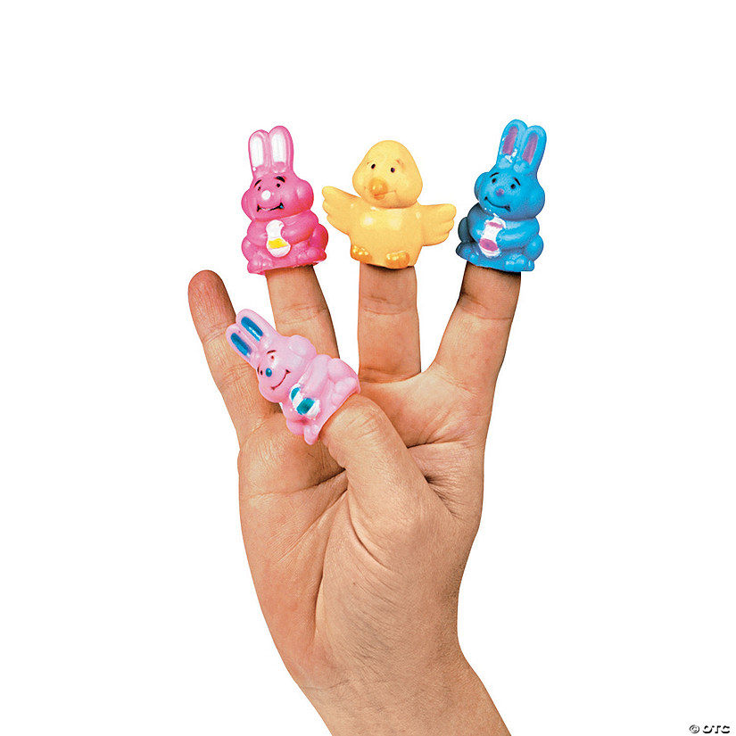 Mini Easter Finger Puppets - 24 Pc. Image
