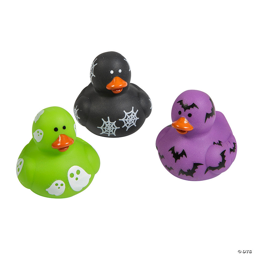 Mini Halloween-Printed Rubber Ducks Image