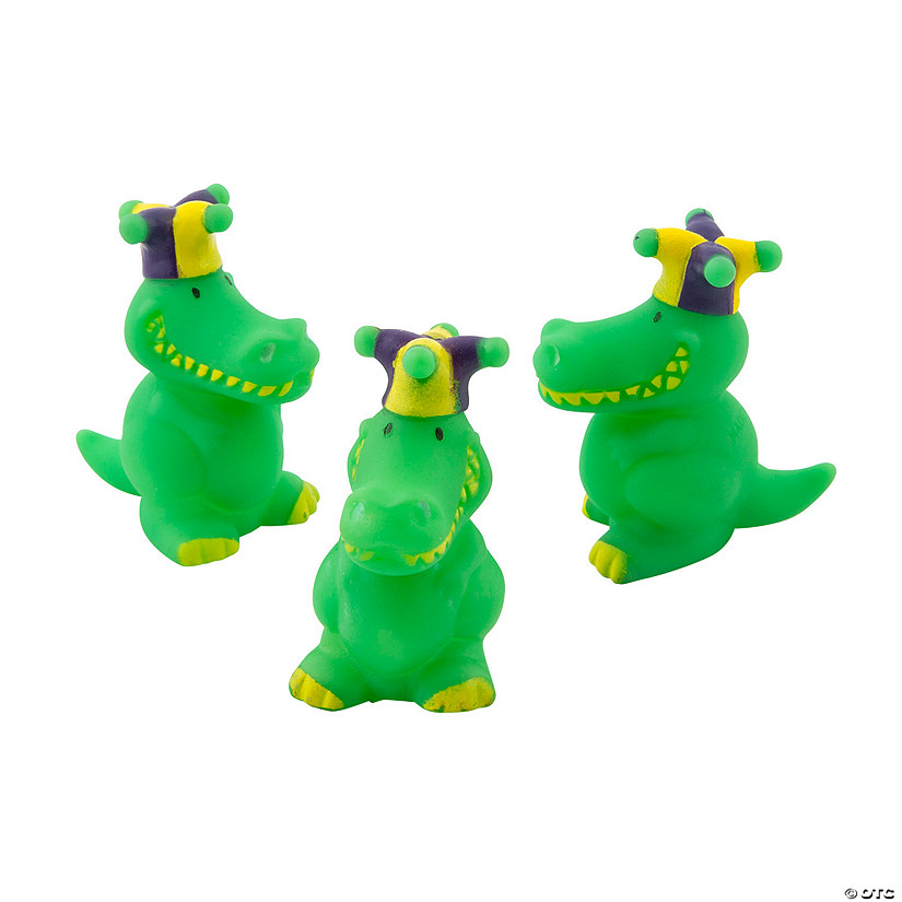 Mini Mardi Gras Alligators - 12 Pc. Image