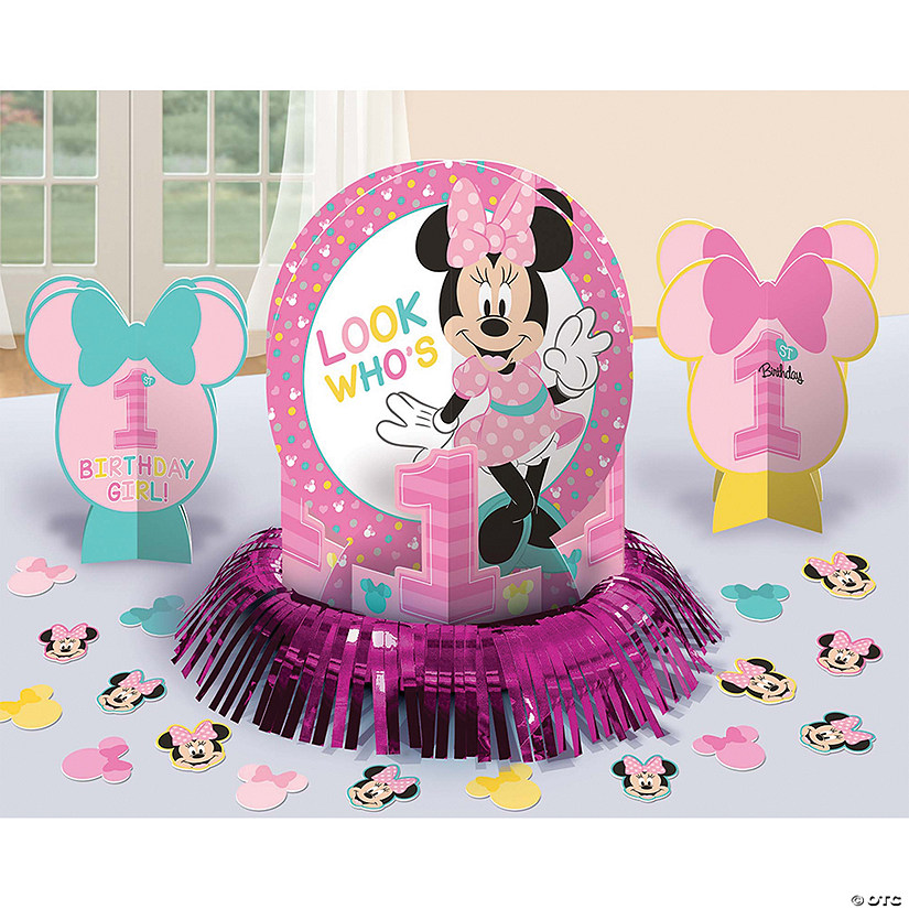 Minnie Mouse 1st Birthday Table Decor Image