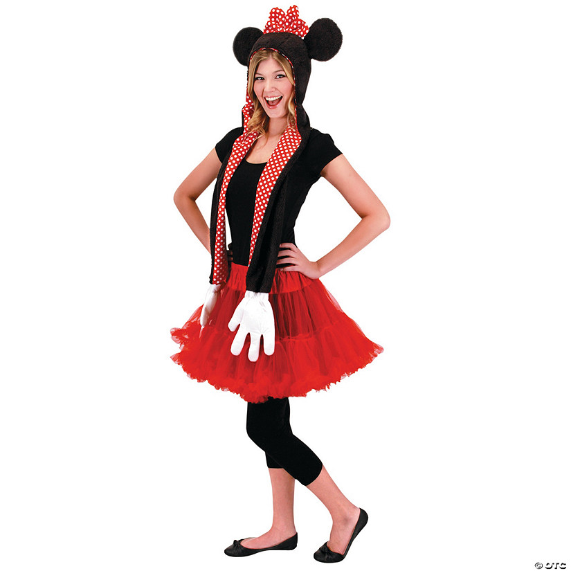 Minnie Mouse Hooded Scarf Image