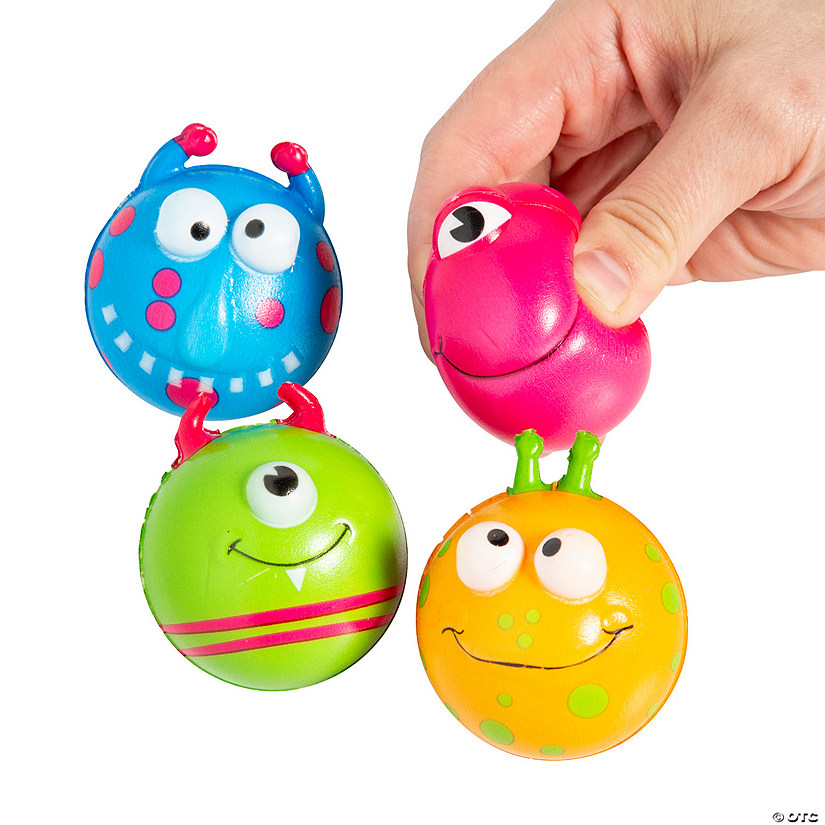 Monster Character Stress Balls - 12 Pc. Image