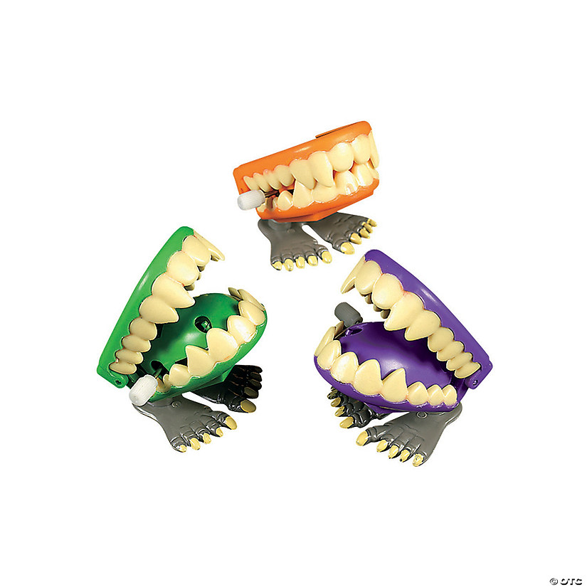 Monster Wind-Up Chomping Teeth - 12 Pc. Image