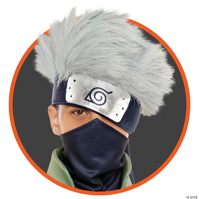 Naruto Kakashi Headband with Hair Image