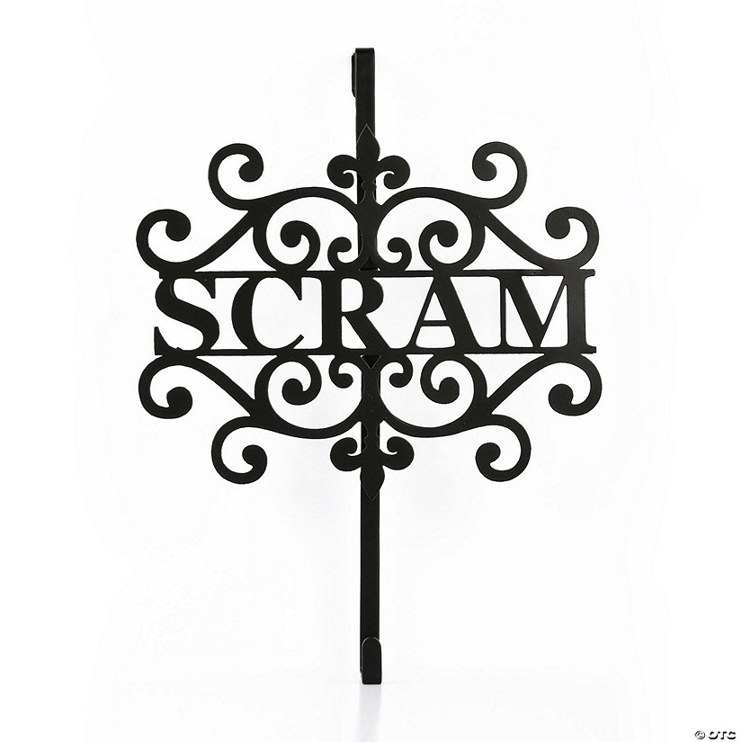National Tree Company 16 in. "Scram" Wreath Hanger Image