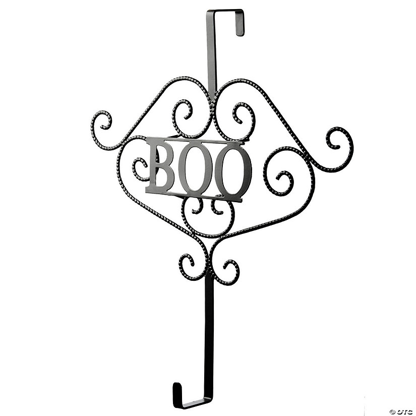 National Tree Company 17 in. Halloween "BOO" Wreath Hanger Image