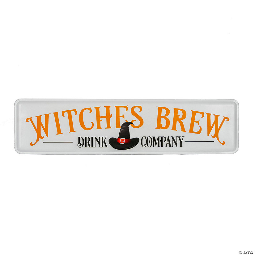 National Tree Company 31 in. Halloween &quot;Witches Brew Metal Wall Sign Image