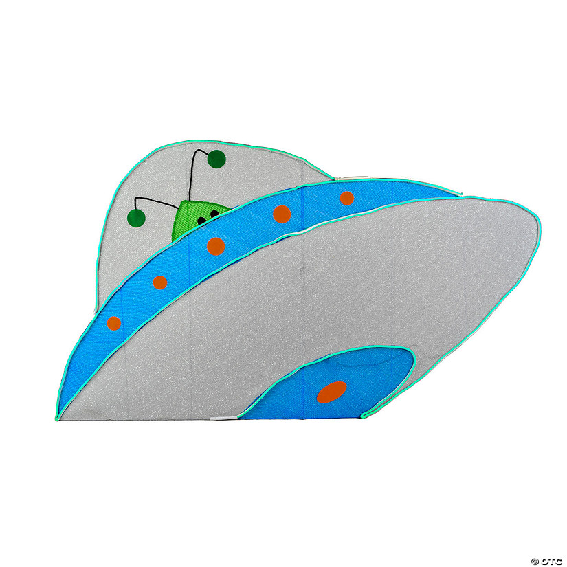 National Tree Company 35 in. Halloween Alien Spacecraft with LED Light Strips Image