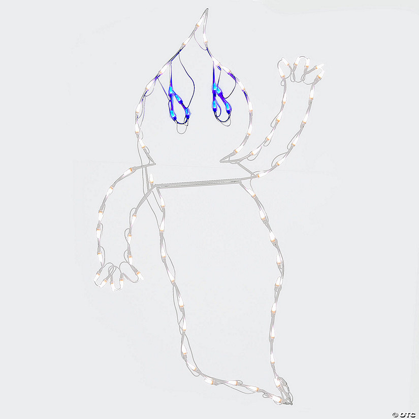 National Tree Company 51 in. Halloween Lighted Waving Ghost Decoration Image