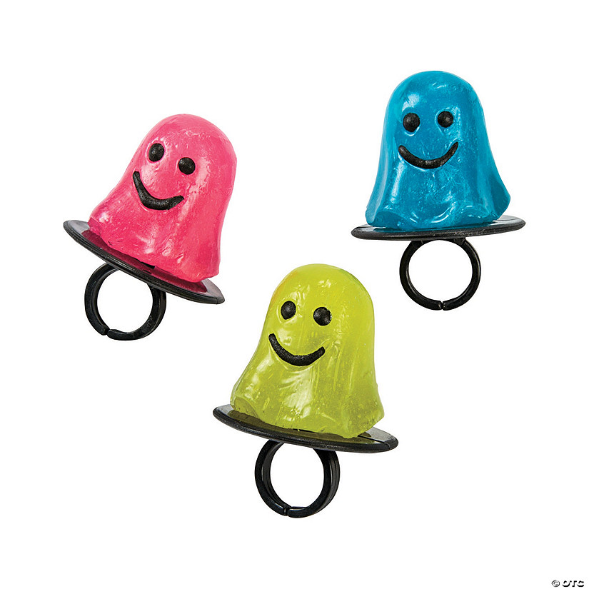 Neon Ghost Ring Lollipops Image