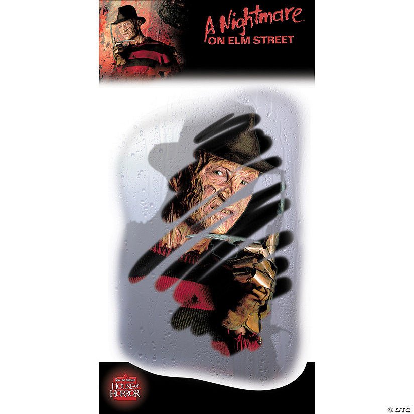 Nightmare on Elm Street Freddy Krueger Misty Mirror Window Decoration Image